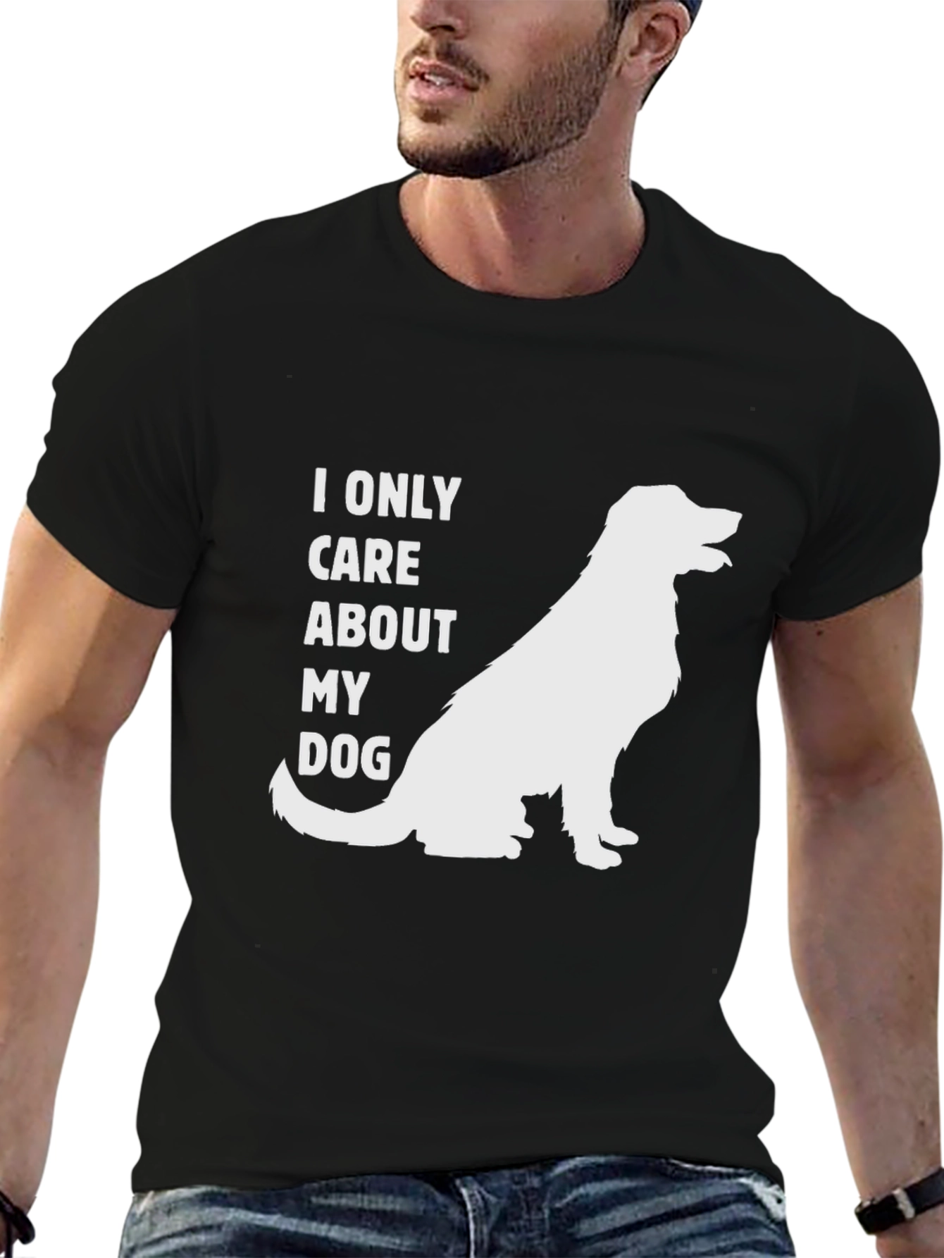 Dog Lover T-Shirt - I Only Care About My Dog