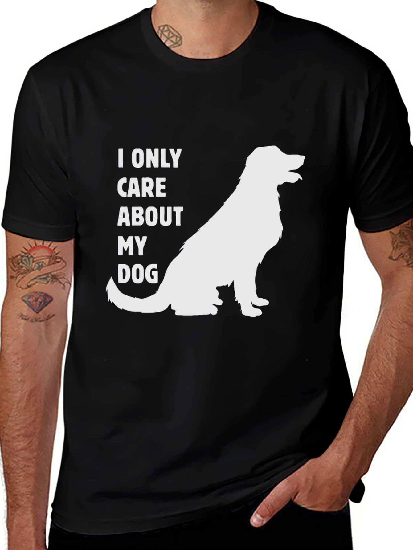 Dog Lover T-Shirt - I Only Care About My Dog