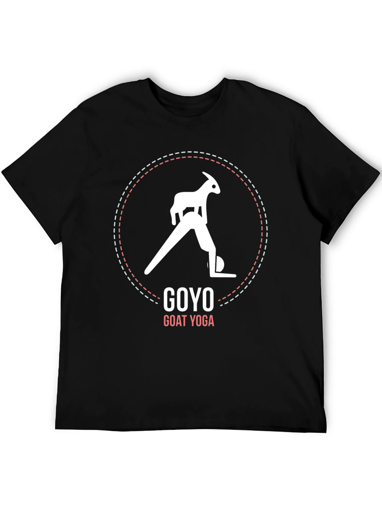 Goyo Goat Yoga Black Graphic Tee