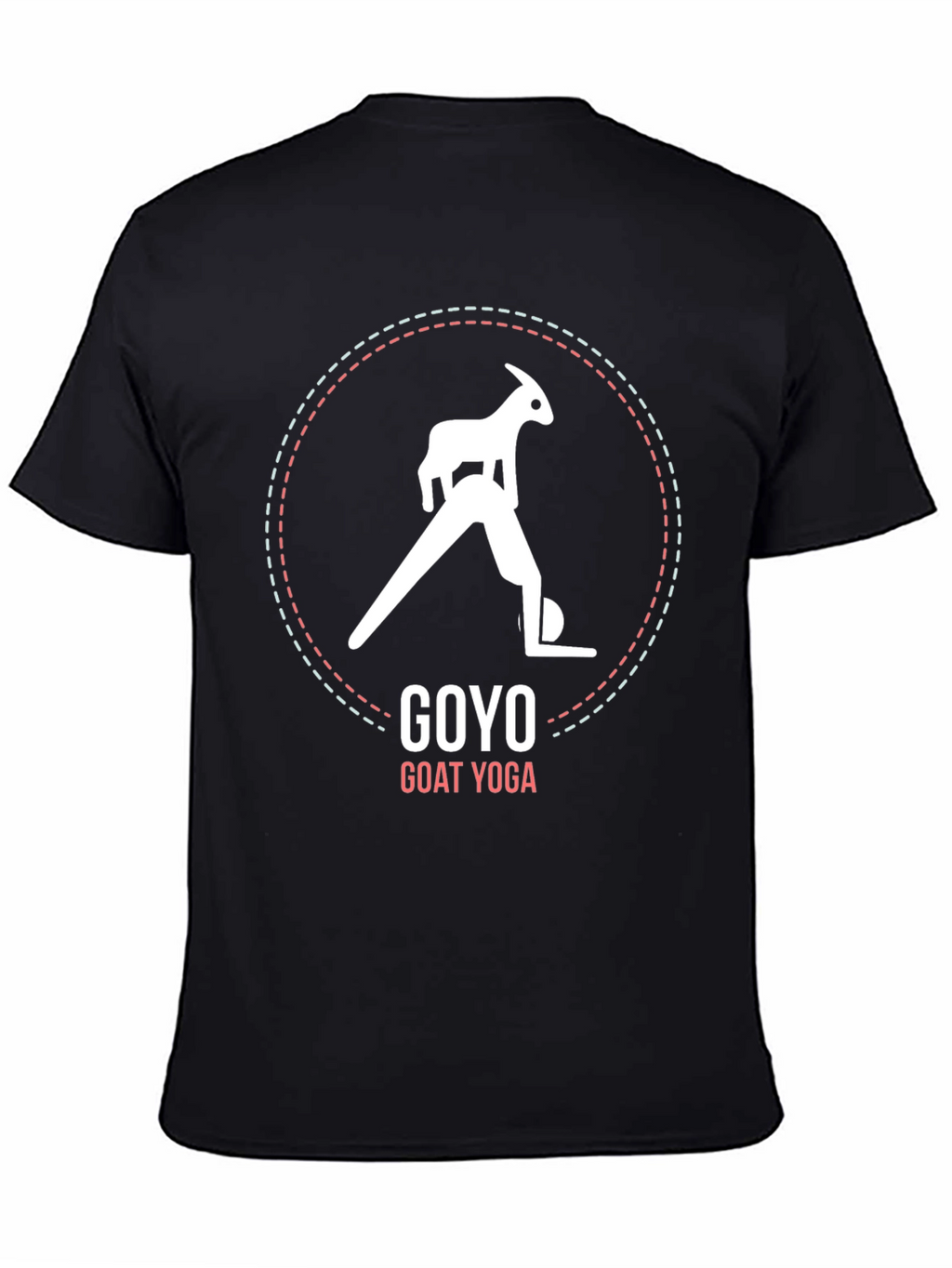 Goyo Goat Yoga Black Graphic Tee