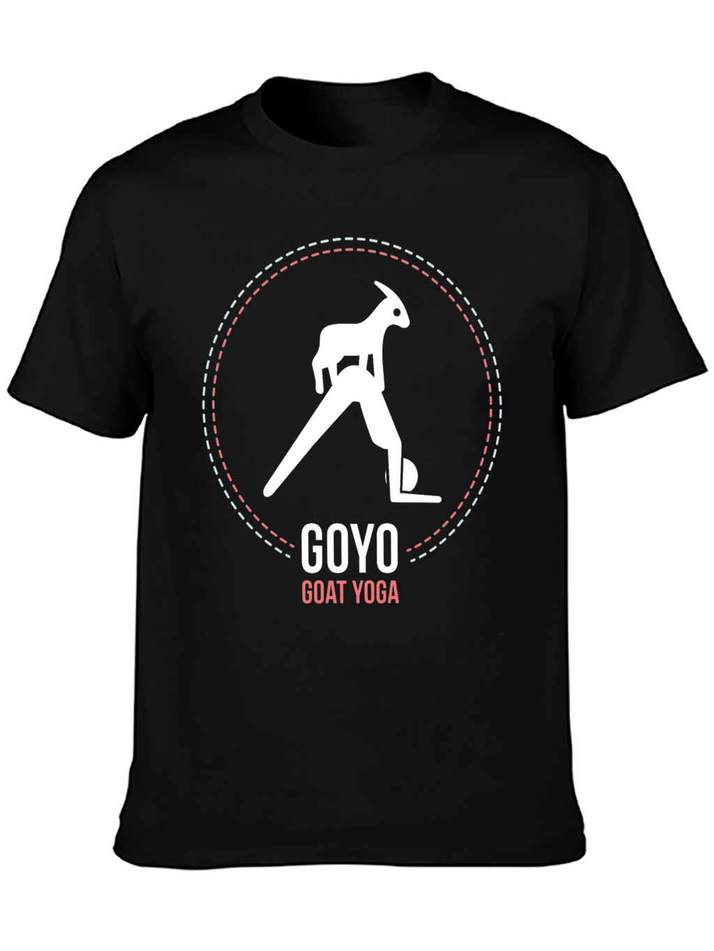 Goyo Goat Yoga Black Graphic Tee