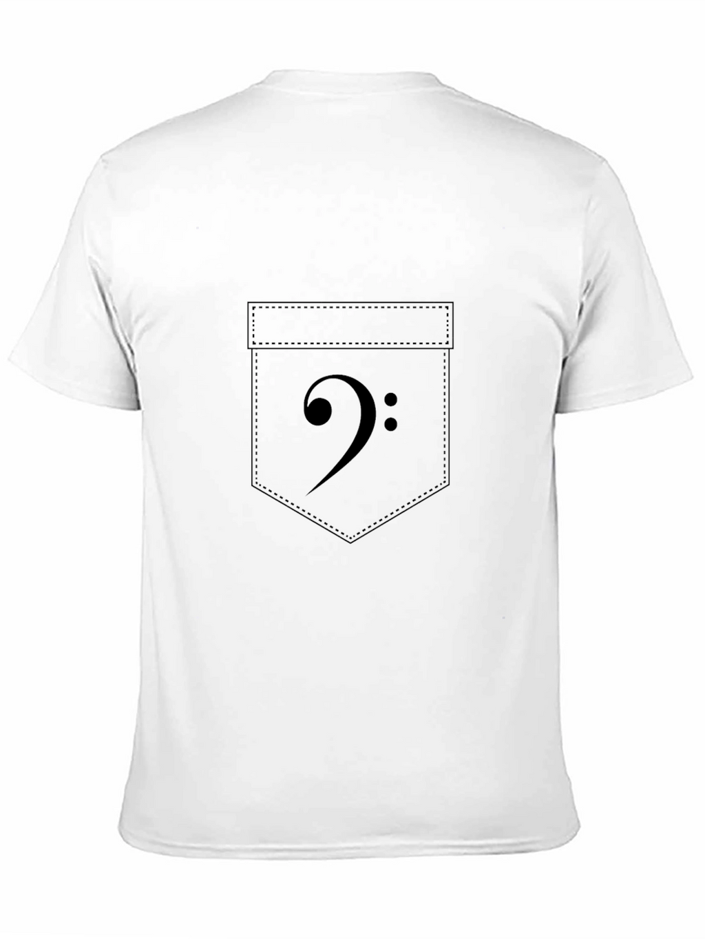 Bass Clef Pocket Graphic Tee