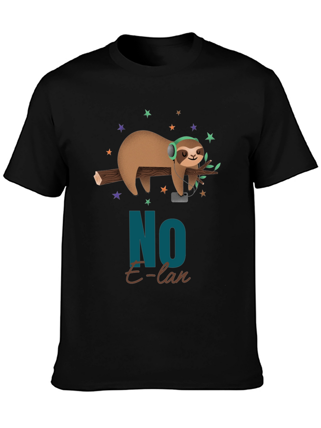 Cool Sloth No E-lan Graphic T-Shirt