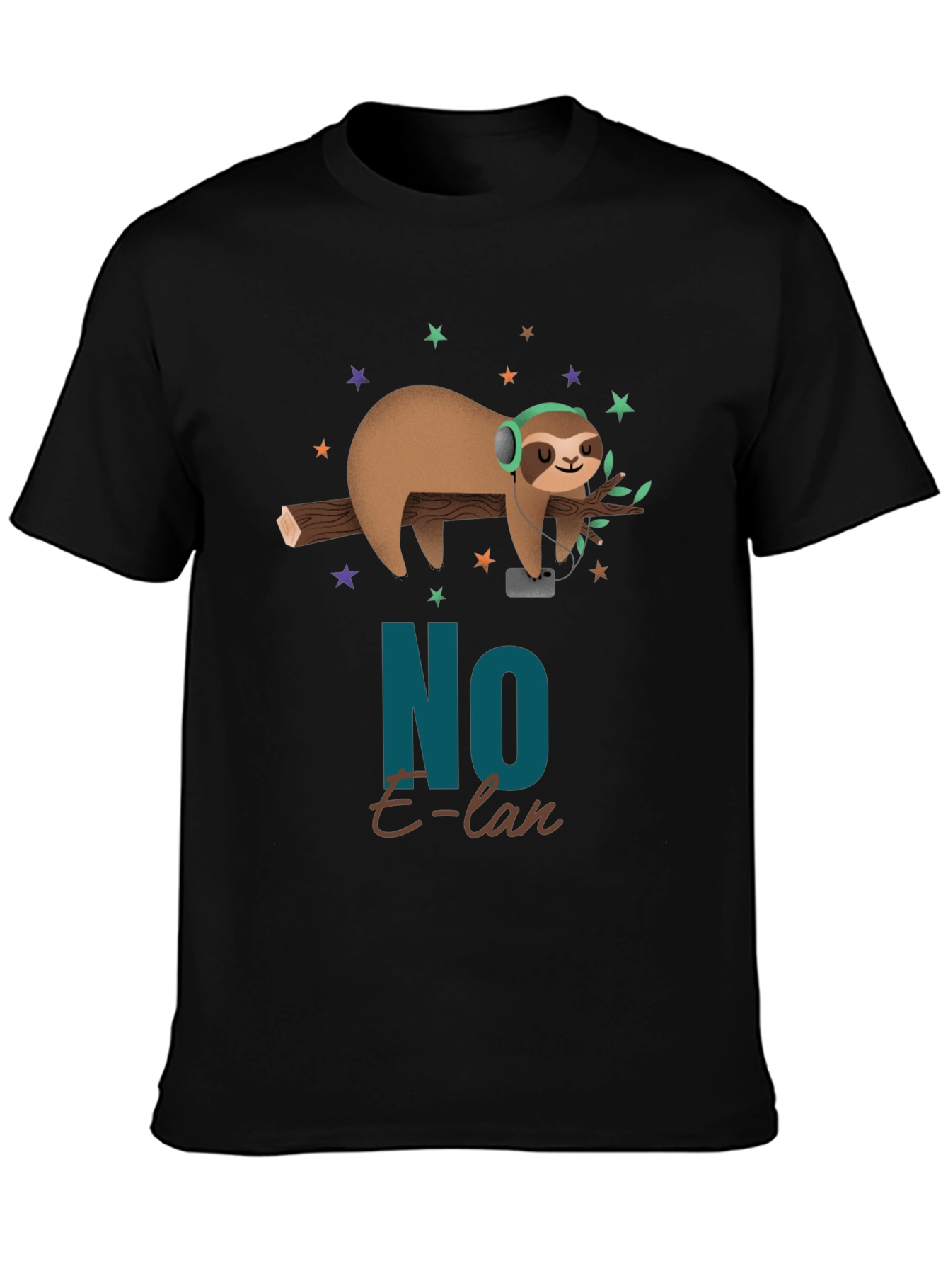 Cool Sloth No E-lan Graphic T-Shirt