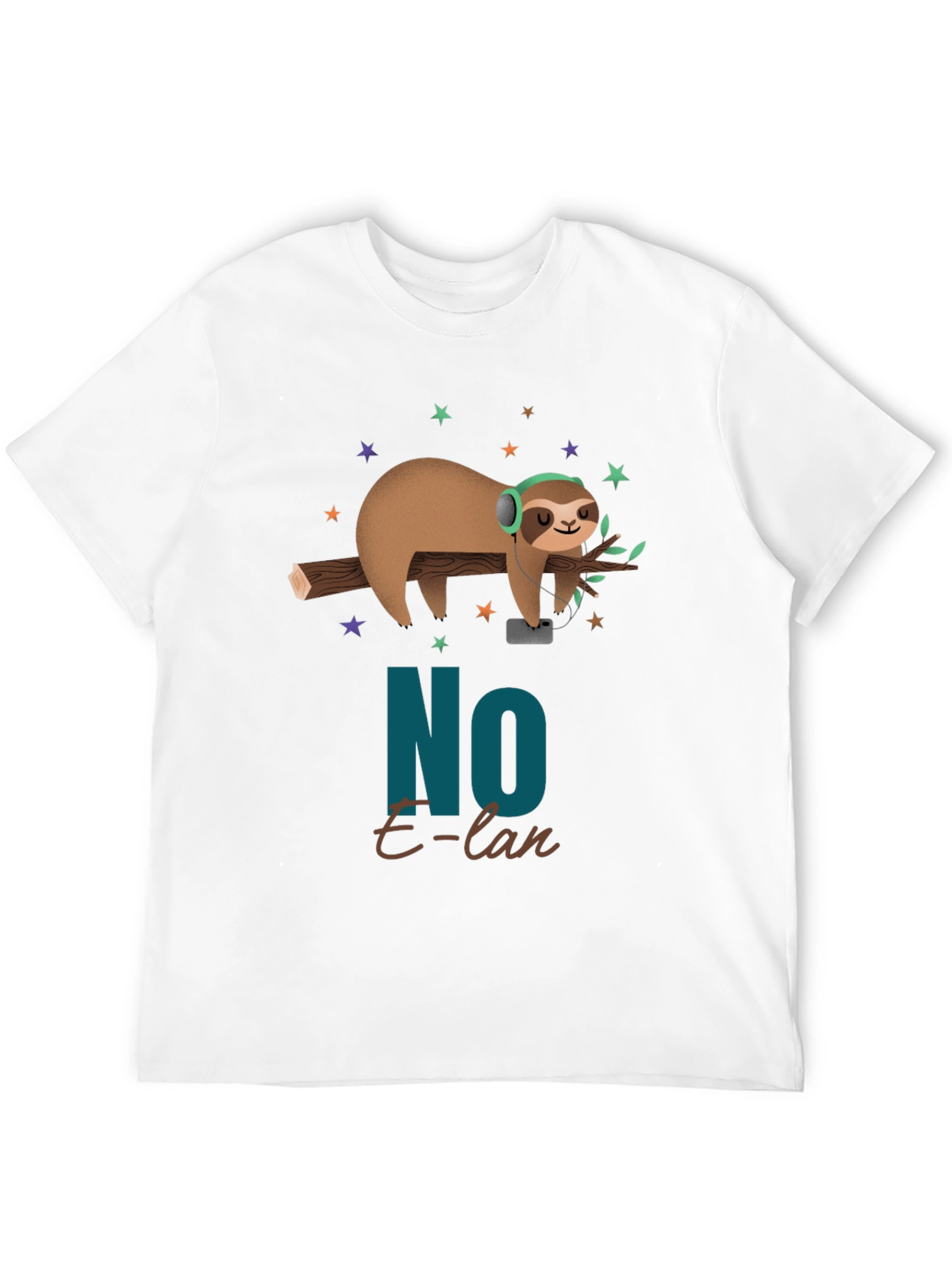 Cool Sloth No E-lan Graphic T-Shirt
