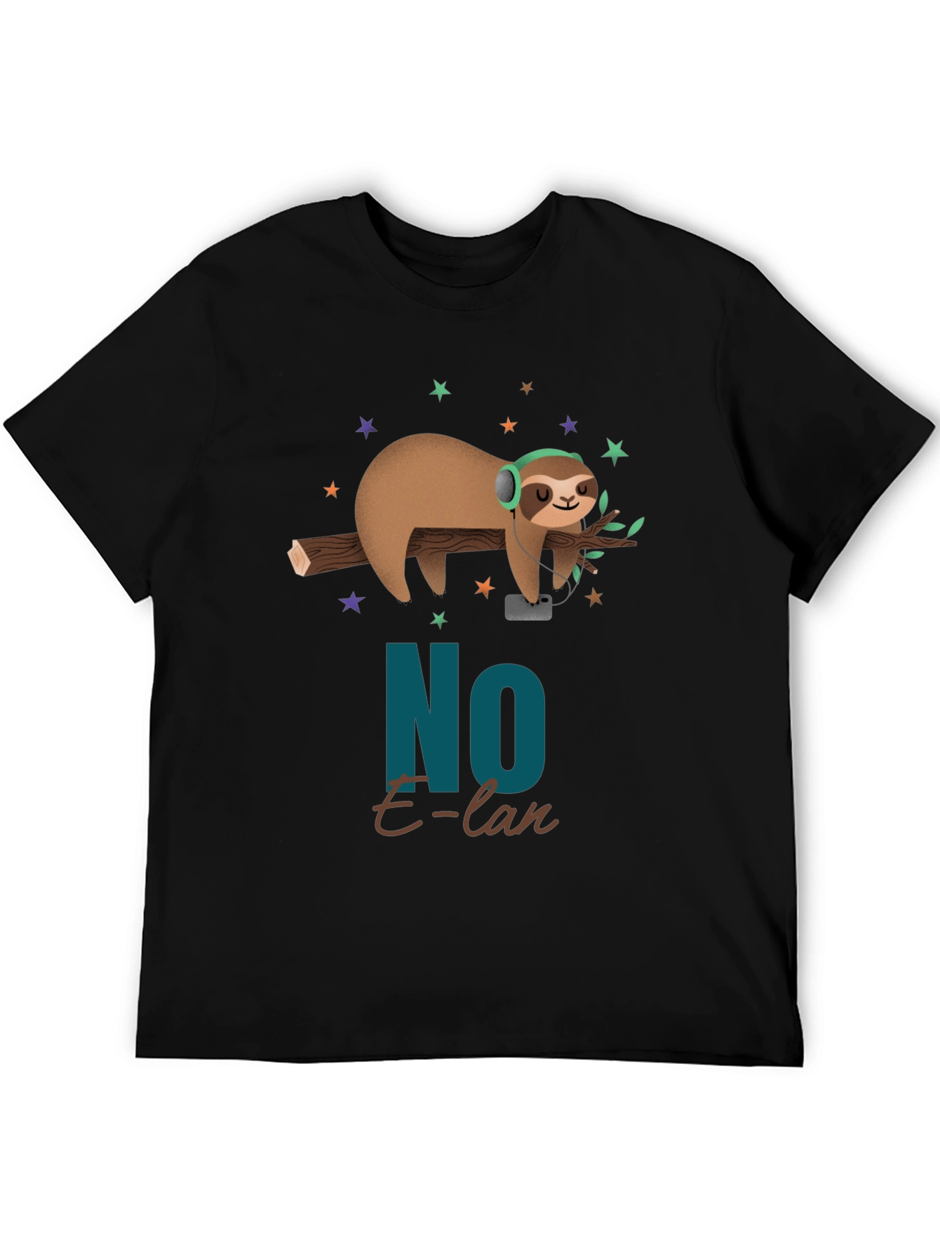 Cool Sloth No E-lan Graphic T-Shirt