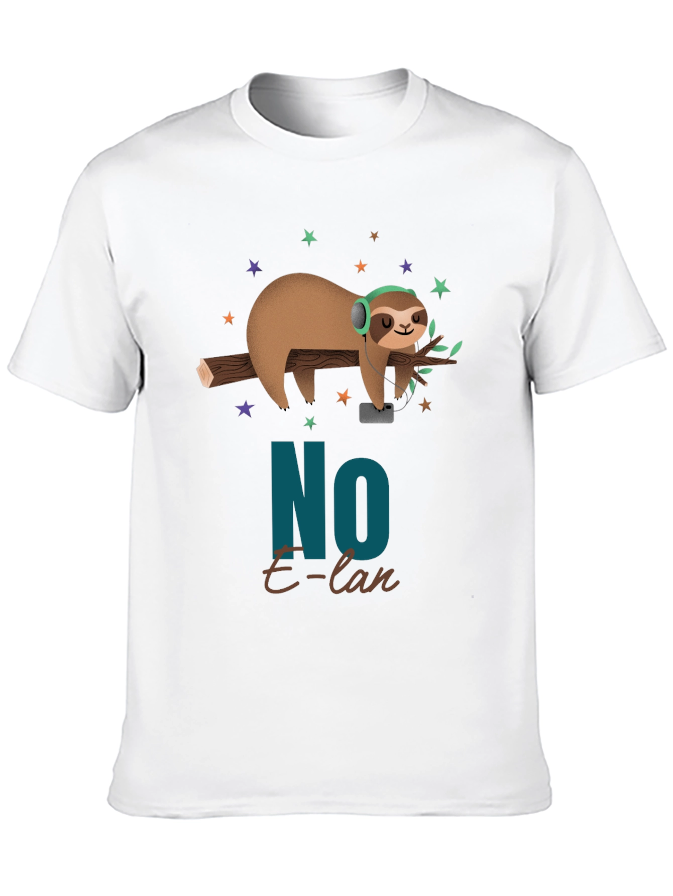Cool Sloth No E-lan Graphic T-Shirt