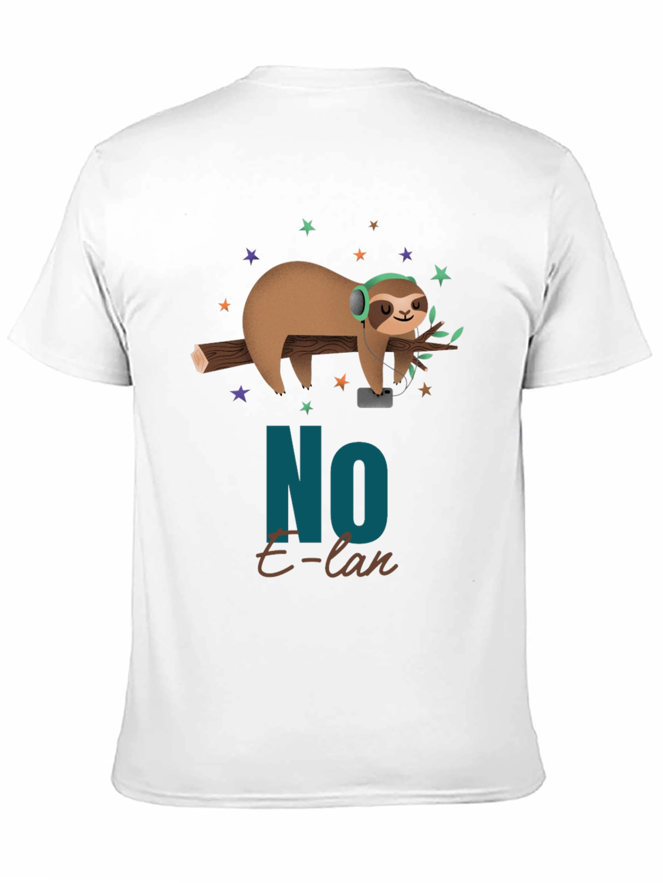 Cool Sloth No E-lan Graphic T-Shirt
