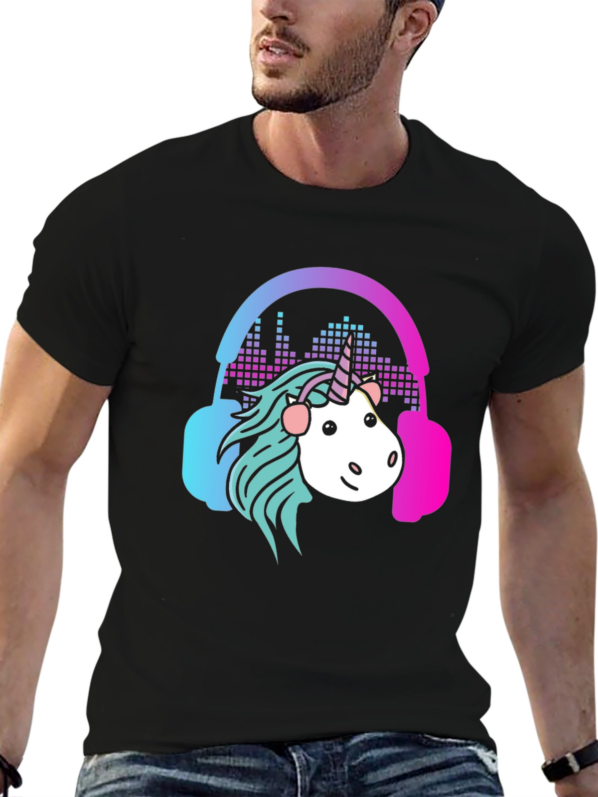 Unicorn DJ Graphic Tee - Cool Music Lovers Shirt