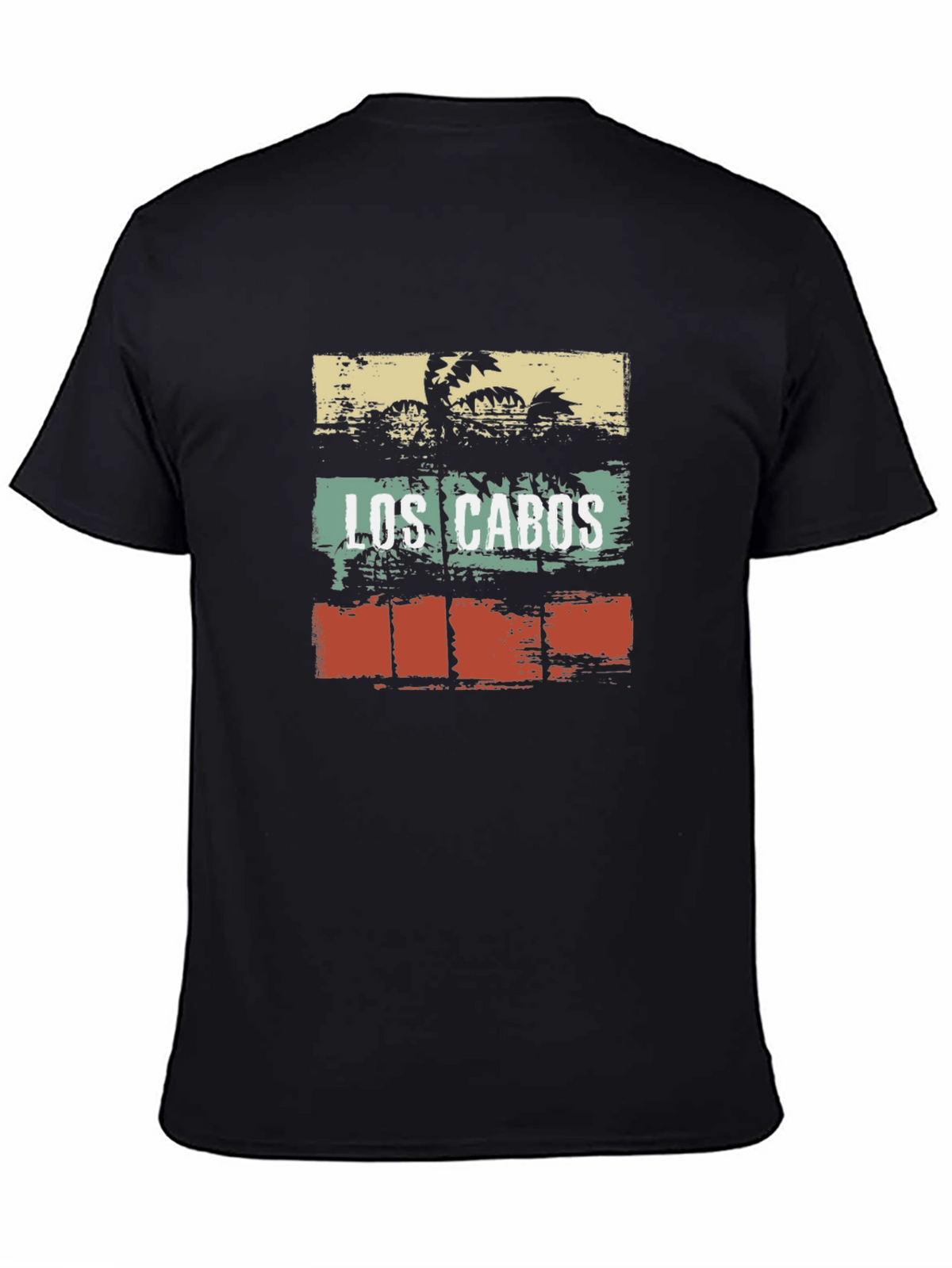 Los Cabos Palm Tree Graphic T-Shirt - Beach Vacation Style