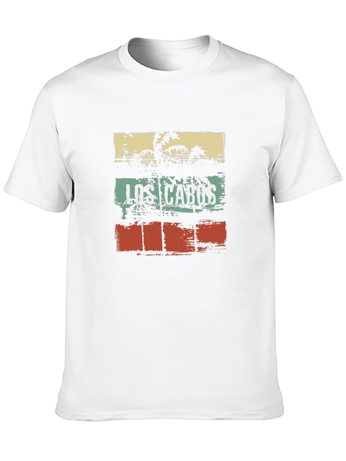 Los Cabos Palm Tree Graphic T-Shirt - Beach Vacation Style