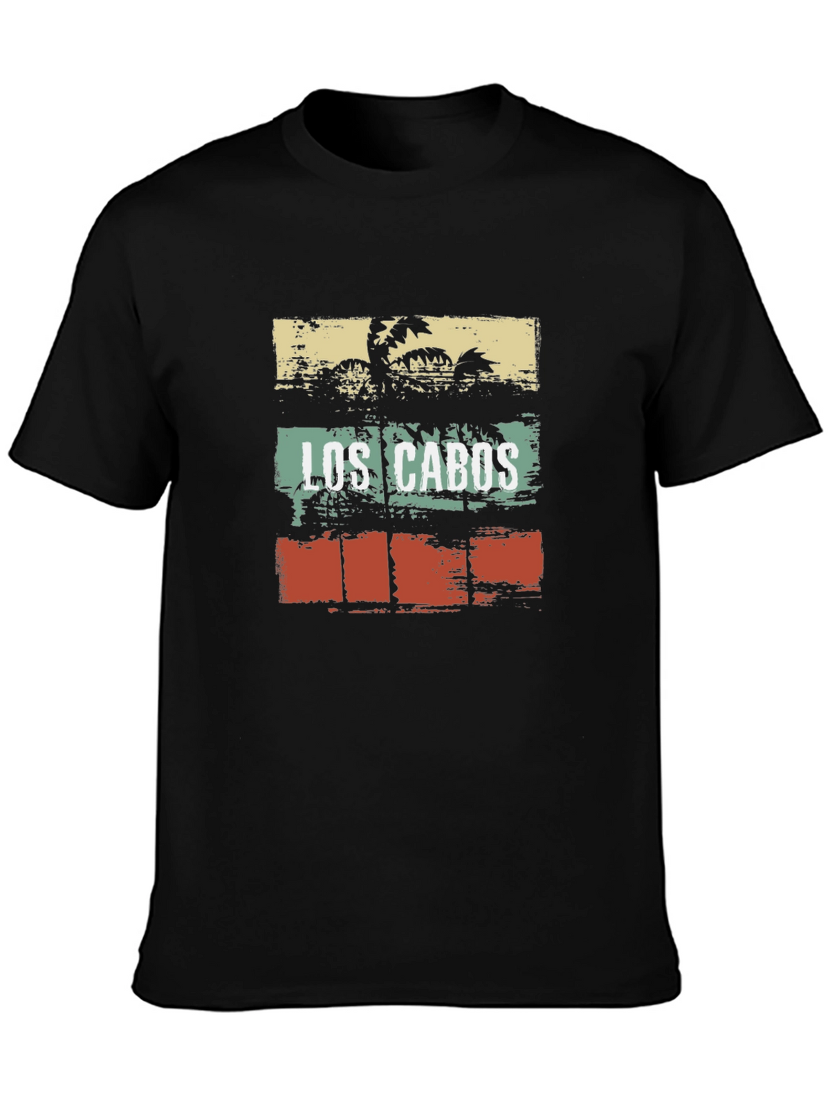 Los Cabos Palm Tree Graphic T-Shirt - Beach Vacation Style