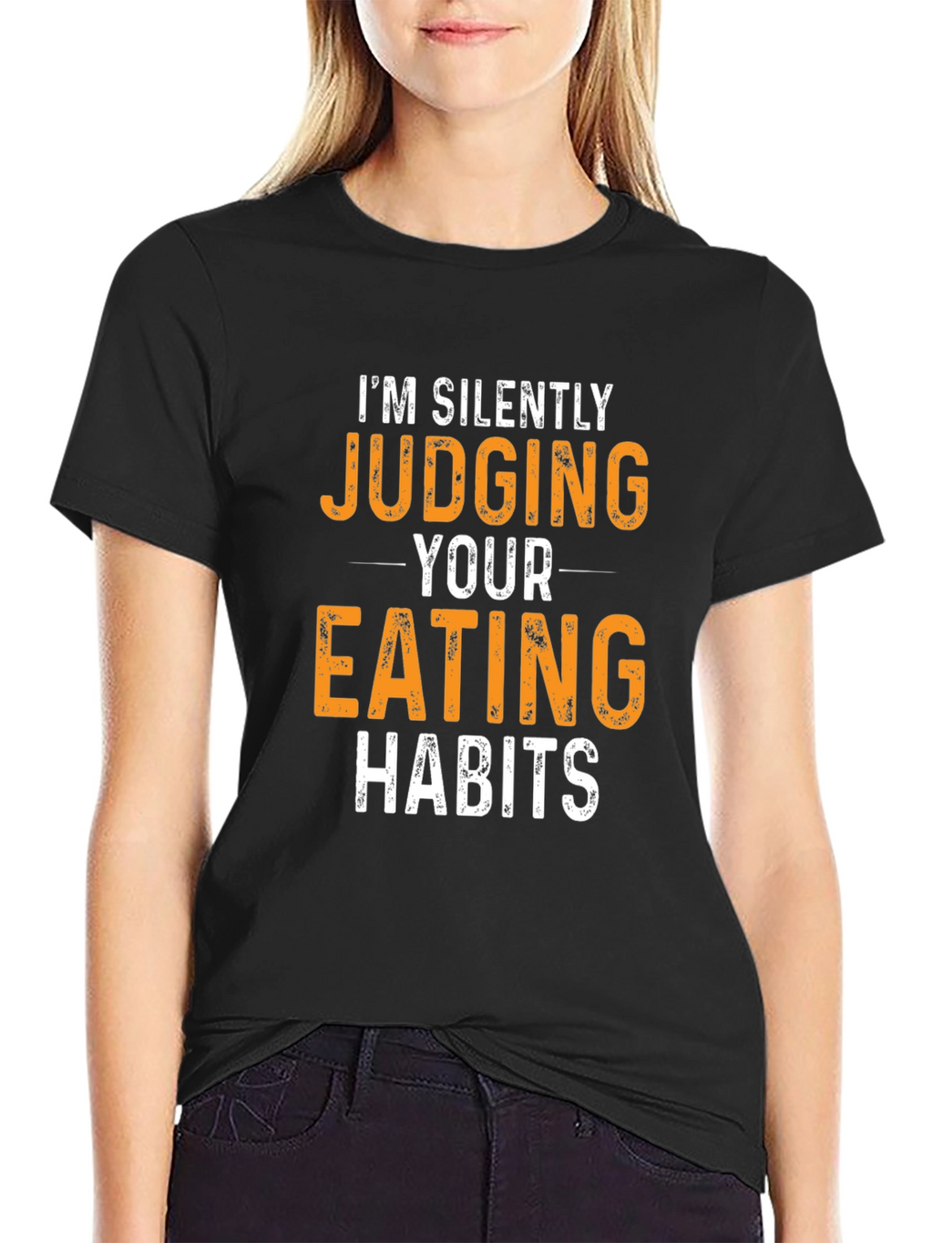 Humorous Judging Your Eating Habits Graphic Tee