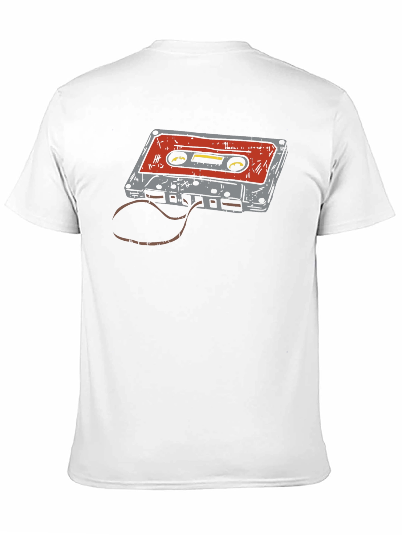 Retro Cassette Tape Graphic T-Shirt - Black