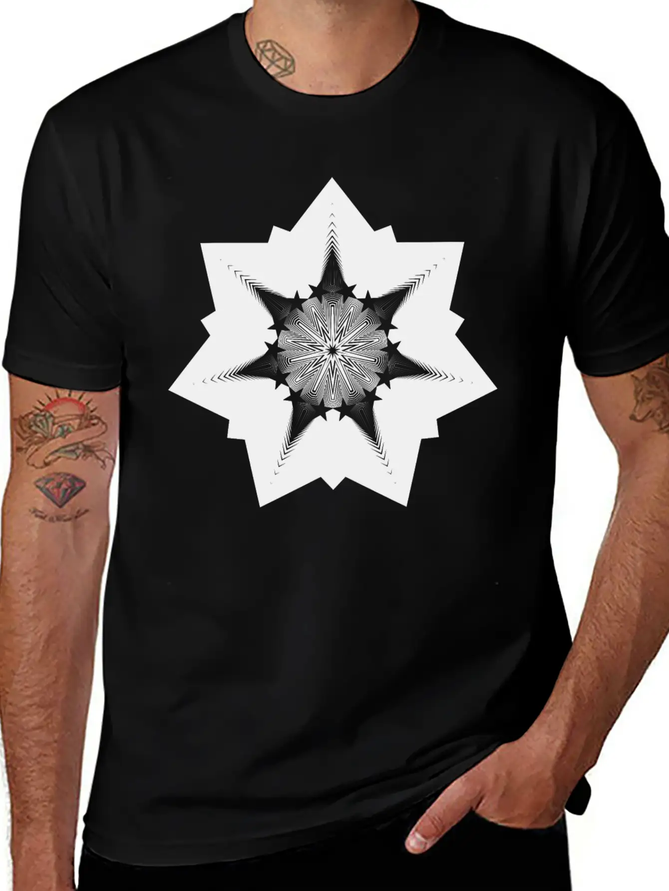 5D Star 2 Breathable Graphic T-Shirt – Perfect For Casual Days