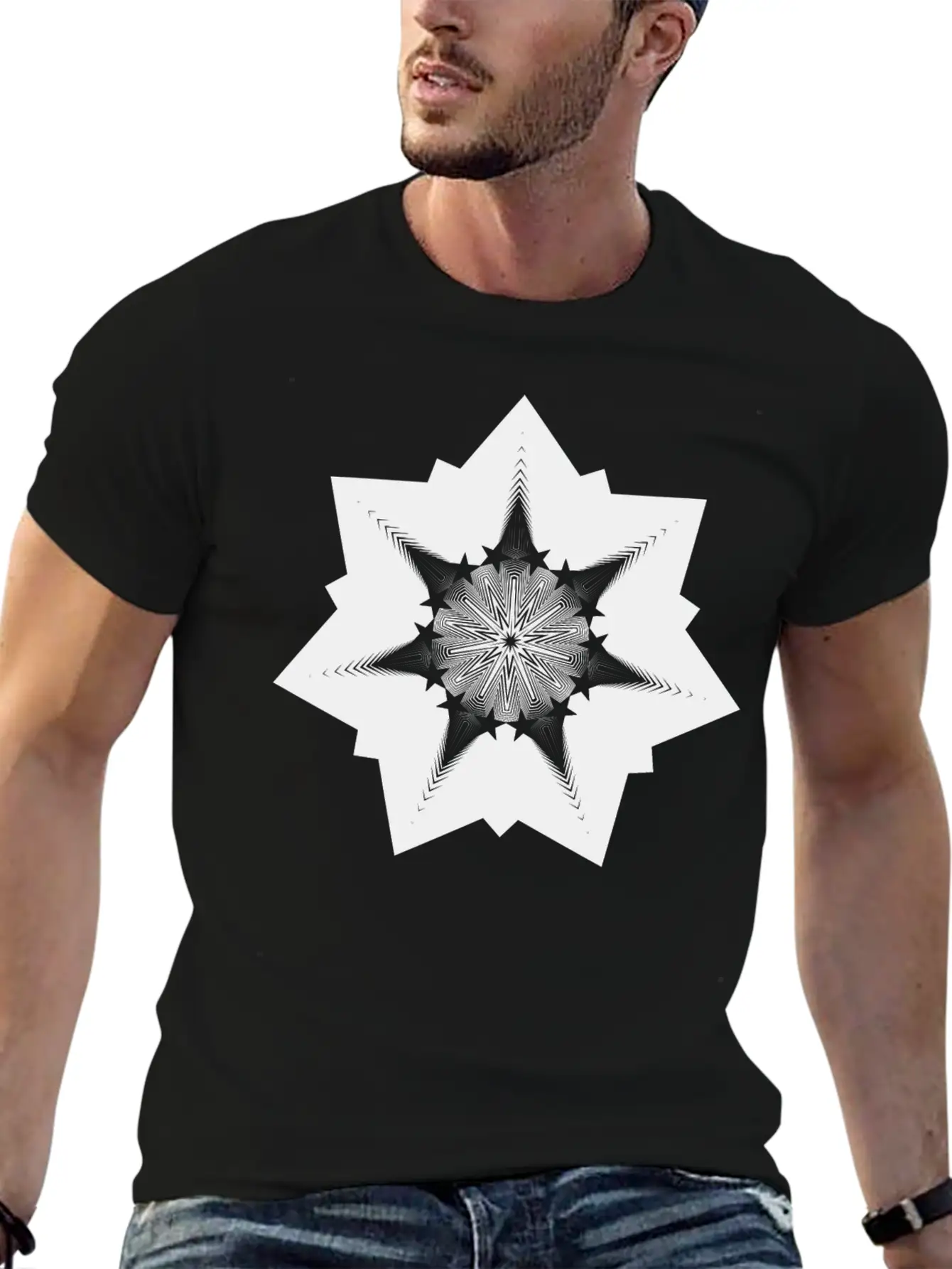 5D Star 2 Breathable Graphic T-Shirt – Perfect For Casual Days