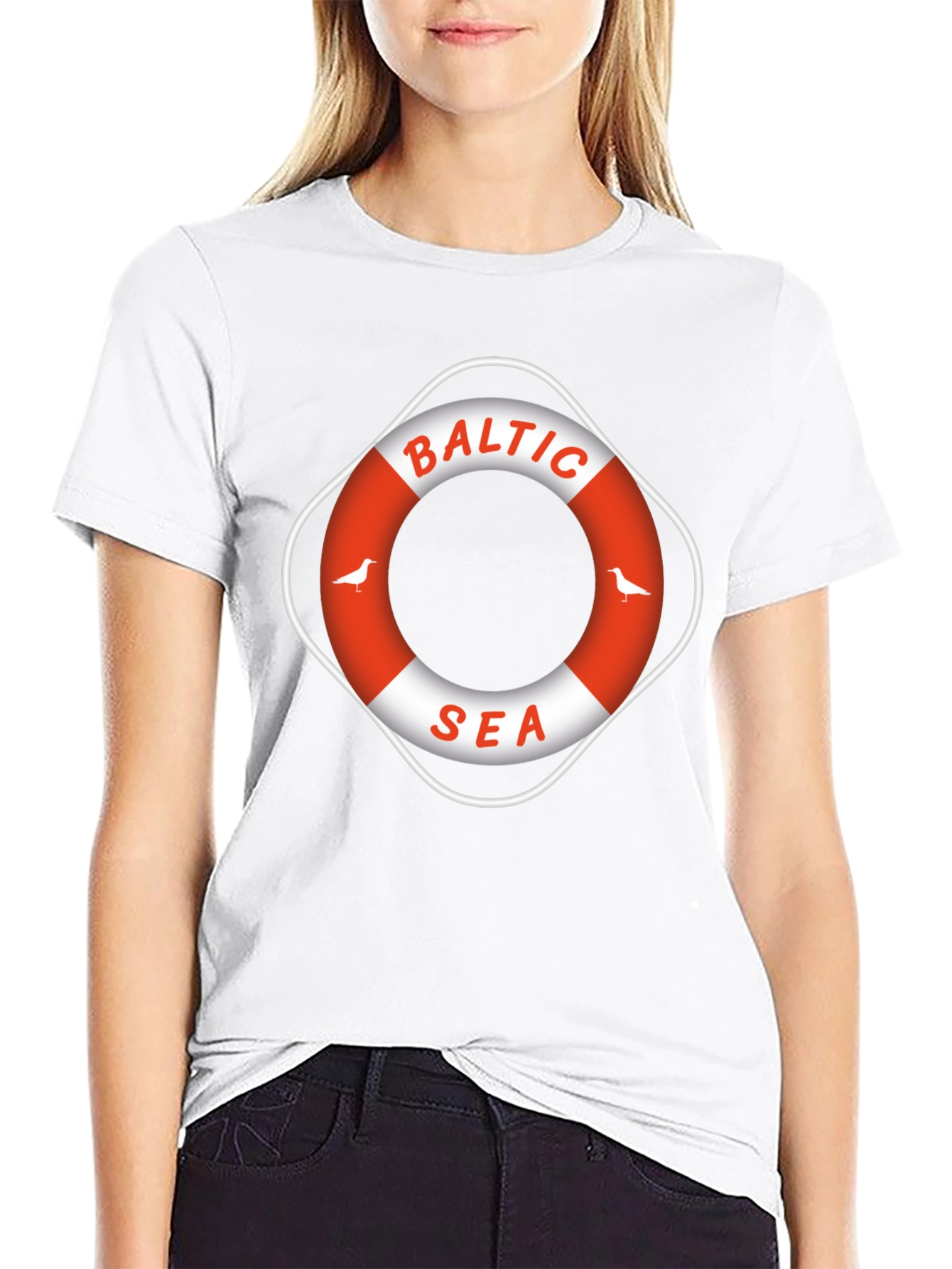 Baltic Sea Graphic T-Shirt - Nautical Design