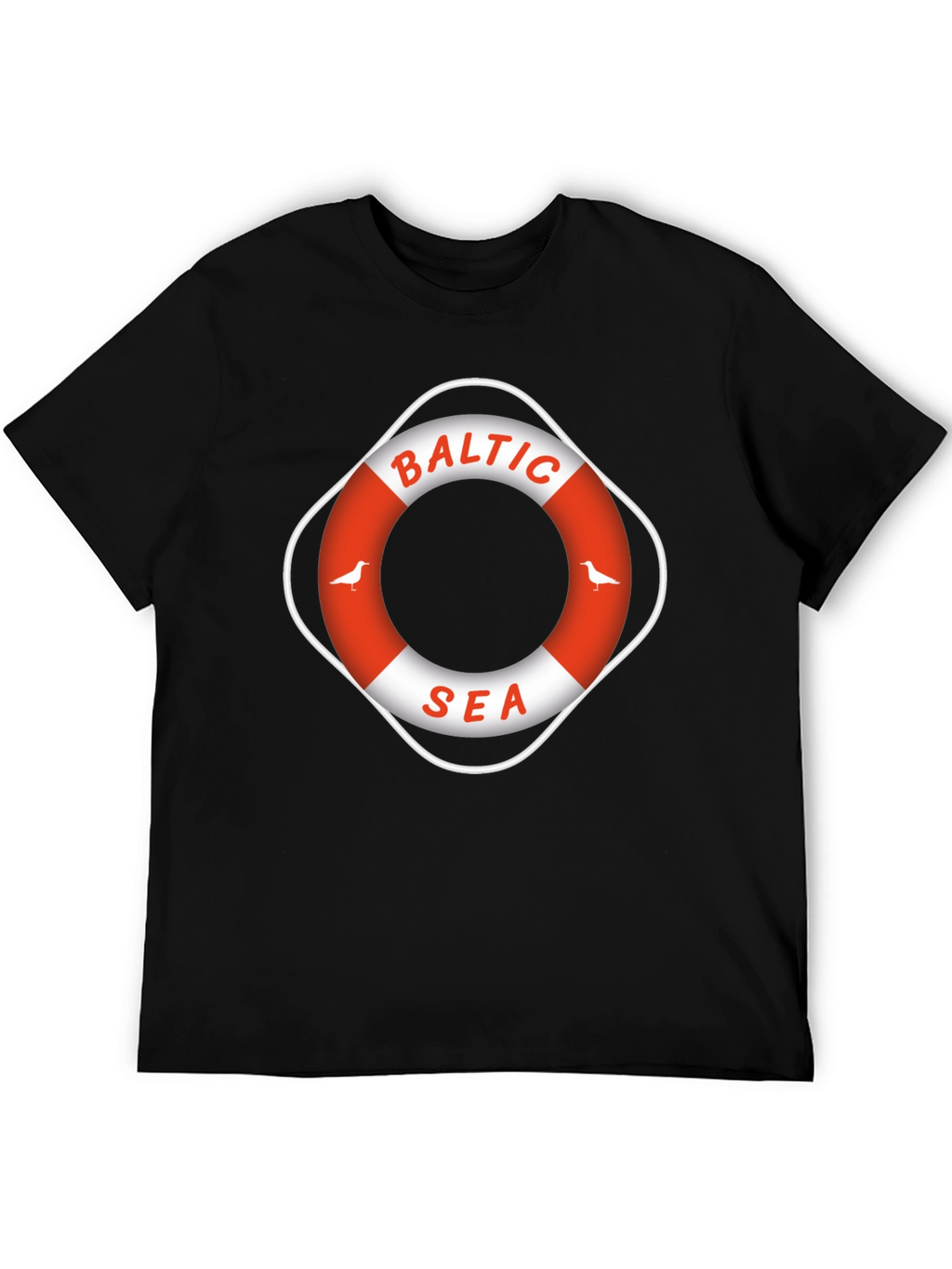 Baltic Sea Graphic T-Shirt - Nautical Design