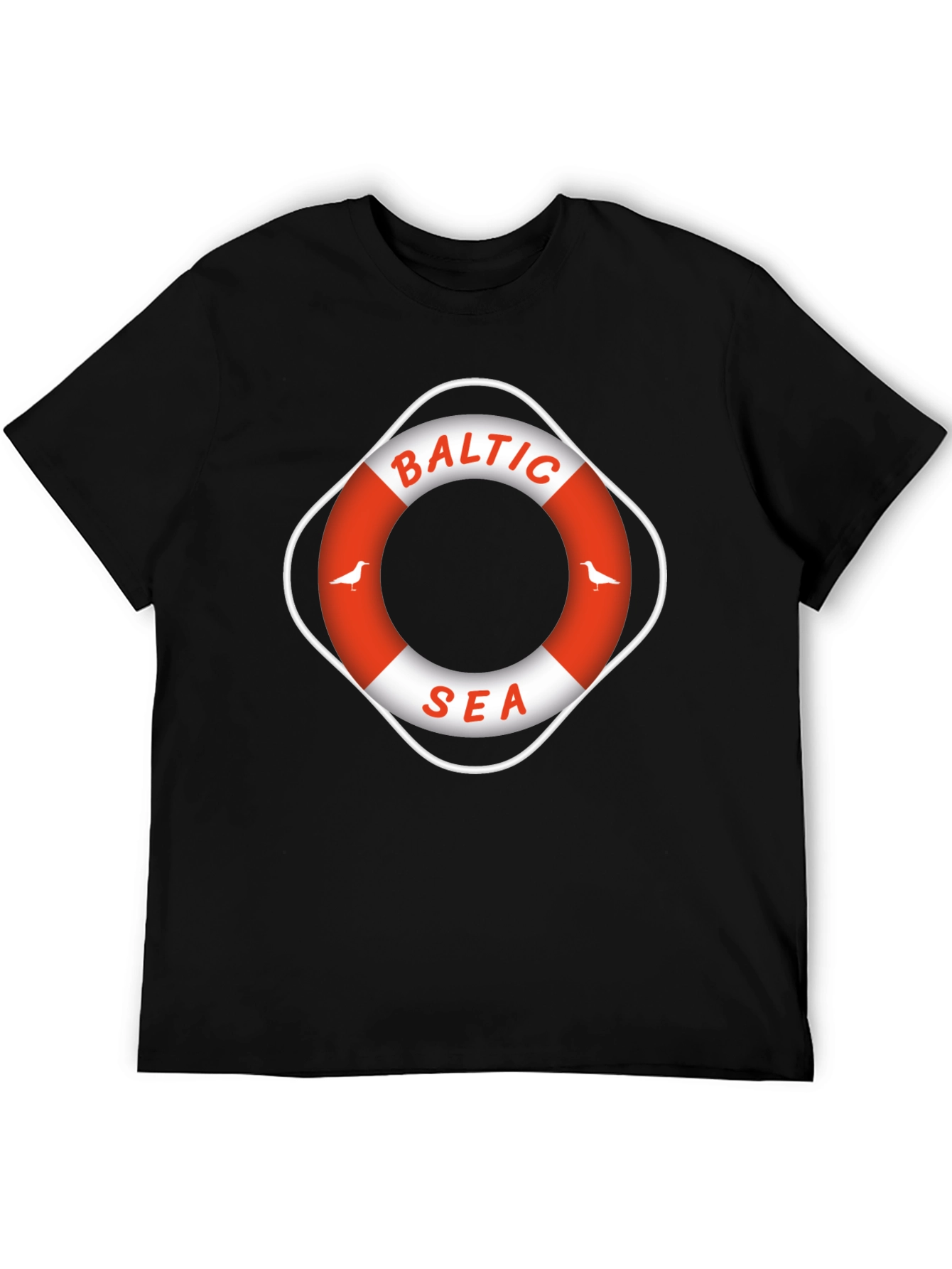 Baltic Sea Graphic T-Shirt - Nautical Design