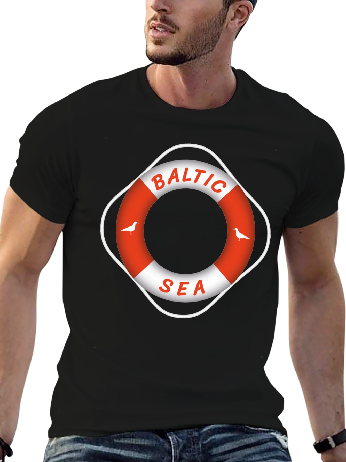 Baltic Sea Graphic T-Shirt - Nautical Design