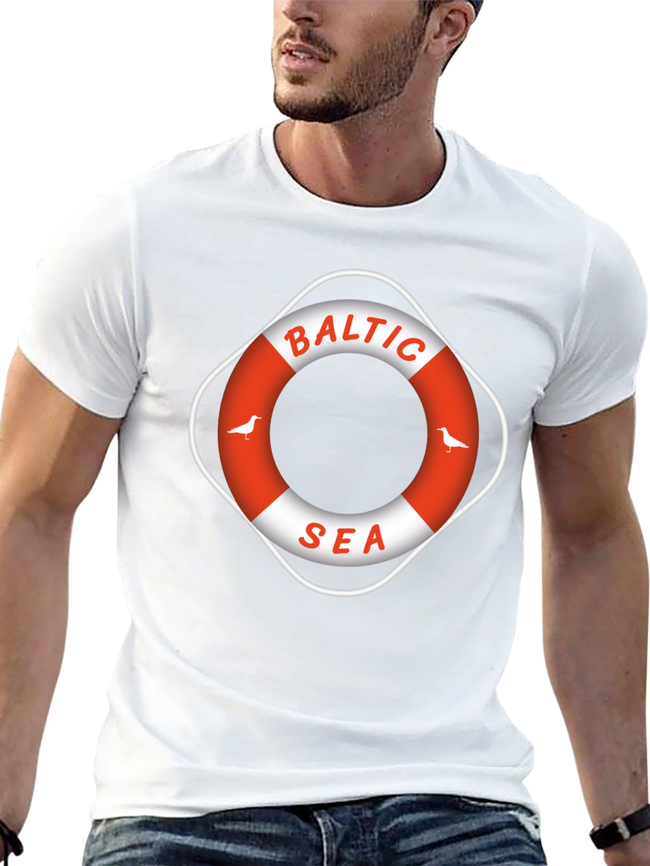 Baltic Sea Graphic T-Shirt - Nautical Design