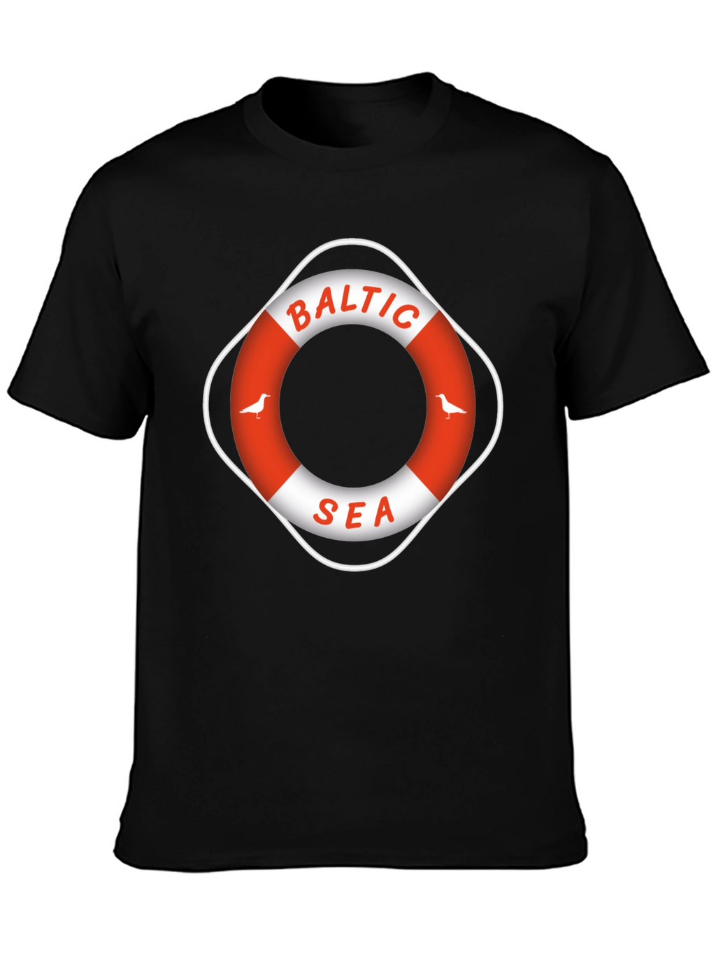 Baltic Sea Graphic T-Shirt - Nautical Design