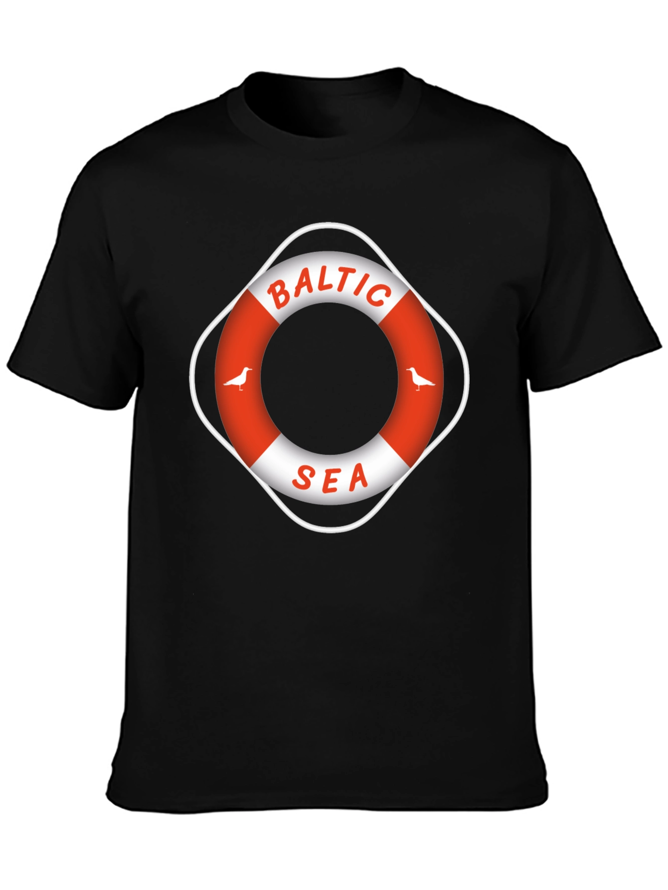 Baltic Sea Graphic T-Shirt - Nautical Design