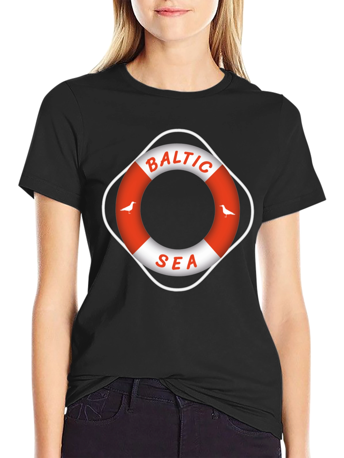Baltic Sea Graphic T-Shirt - Nautical Design