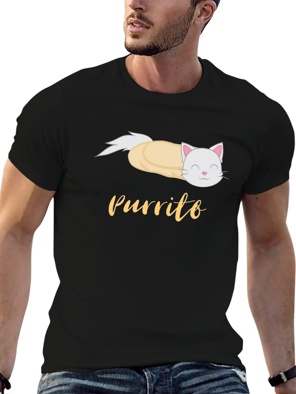 Purrito T-Shirt - Cat Burrito Graphic Tee