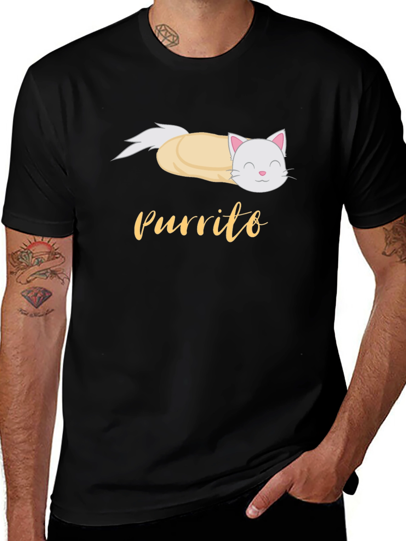 Purrito T-Shirt - Cat Burrito Graphic Tee