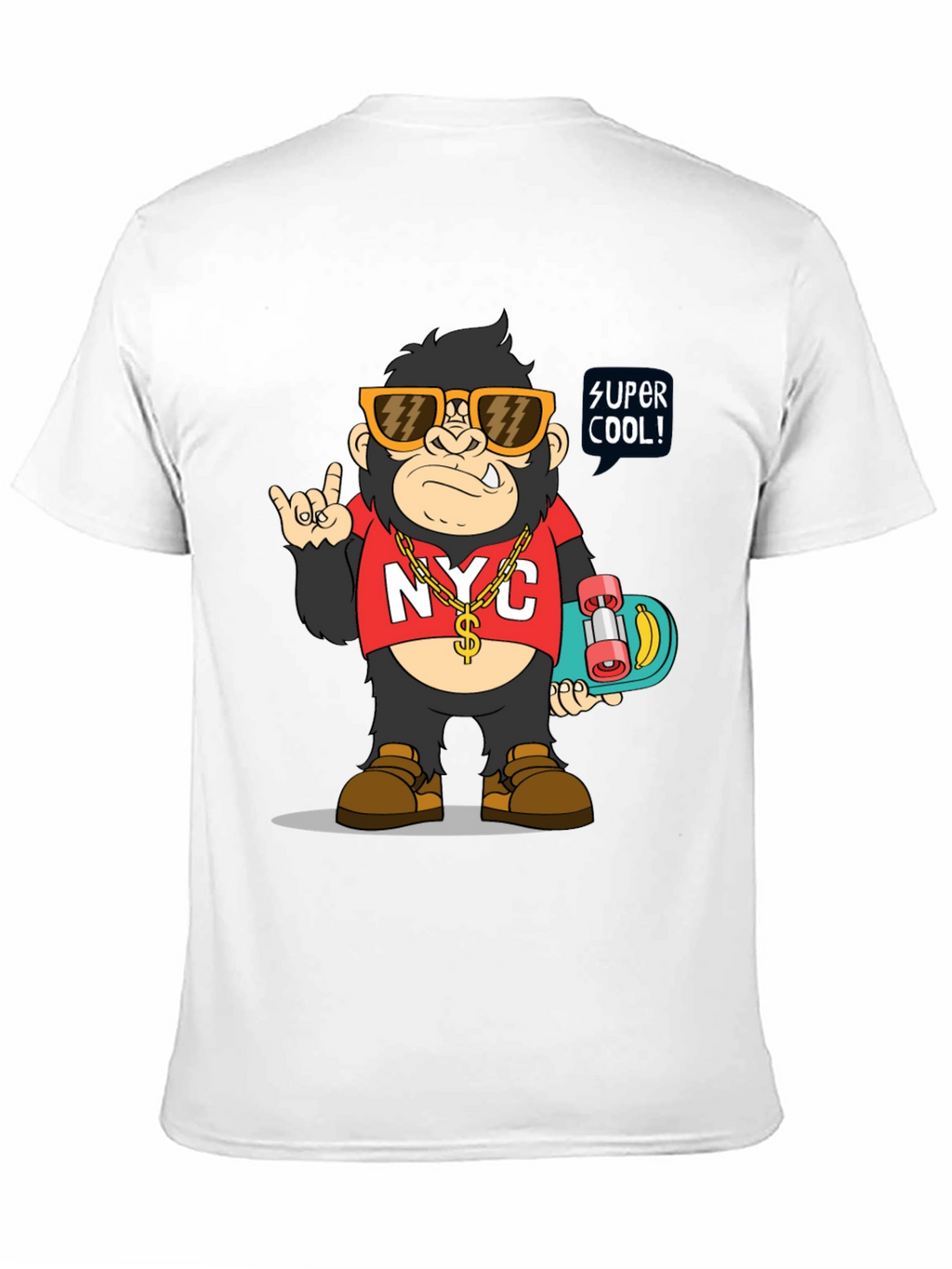 Cool Gorilla Graphic Tee - NYC Style