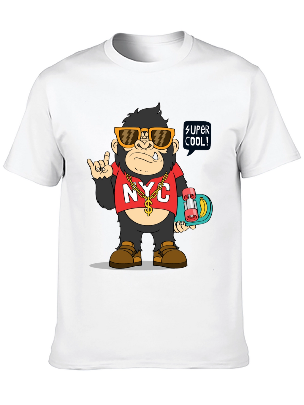 Cool Gorilla Graphic Tee - NYC Style