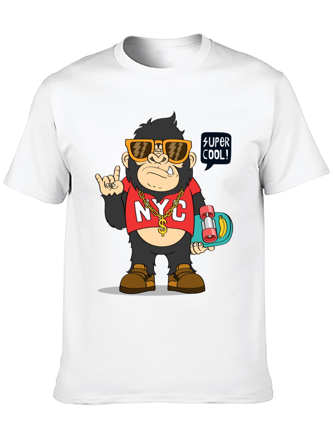 Cool Gorilla Graphic Tee - NYC Style