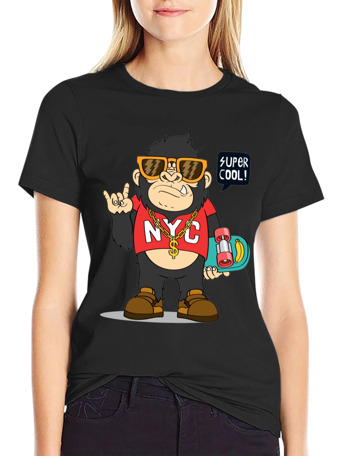 Cool Gorilla Graphic Tee - NYC Style