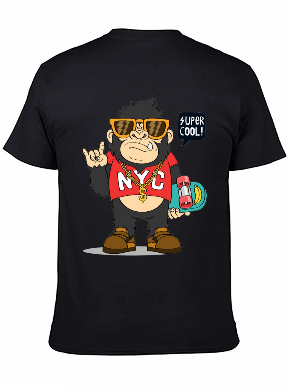 Cool Gorilla Graphic Tee - NYC Style