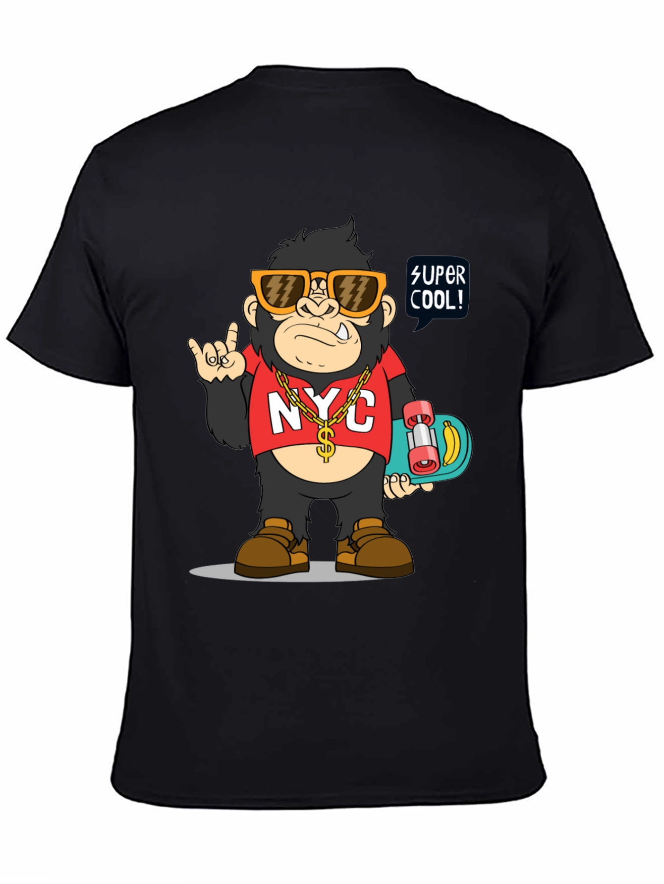 Cool Gorilla Graphic Tee - NYC Style