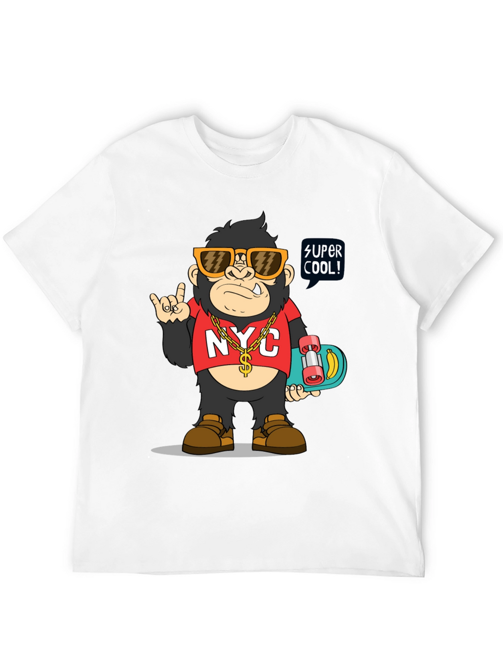 Cool Gorilla Graphic Tee - NYC Style