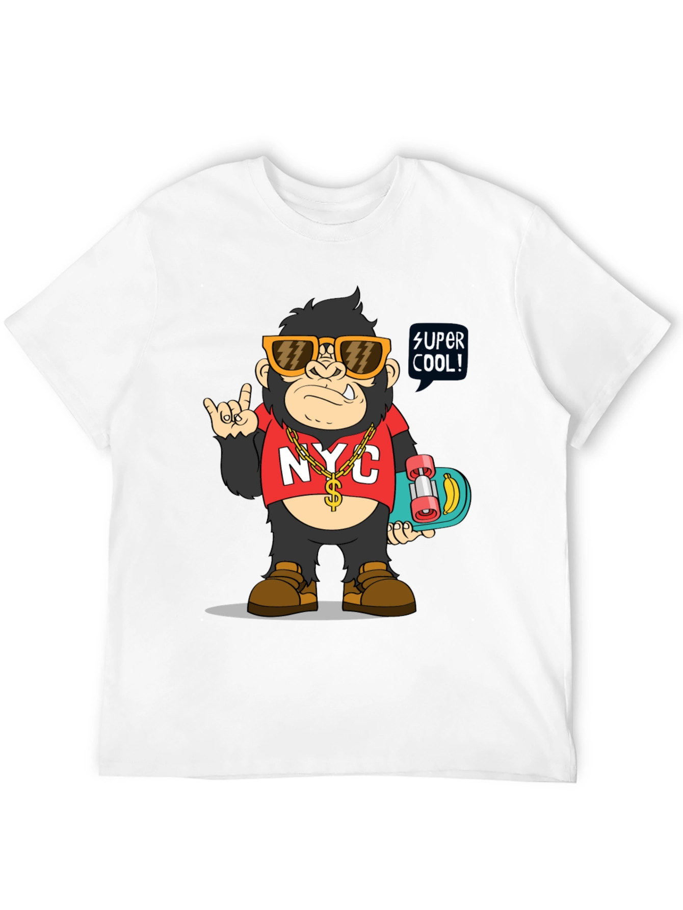 Cool Gorilla Graphic Tee - NYC Style