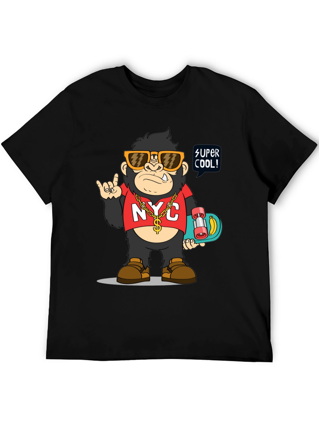 Cool Gorilla Graphic Tee - NYC Style
