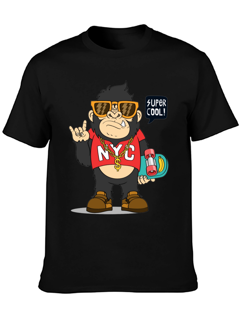 Cool Gorilla Graphic Tee - NYC Style