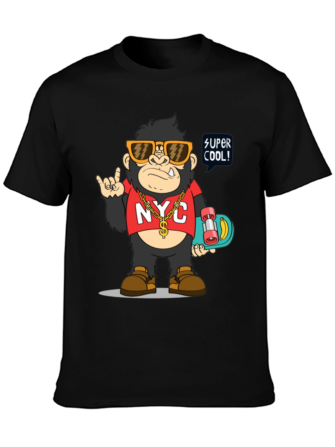 Cool Gorilla Graphic Tee - NYC Style