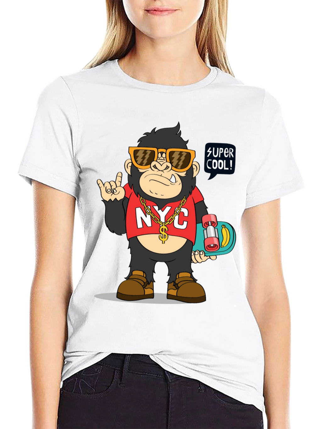 Cool Gorilla Graphic Tee - NYC Style