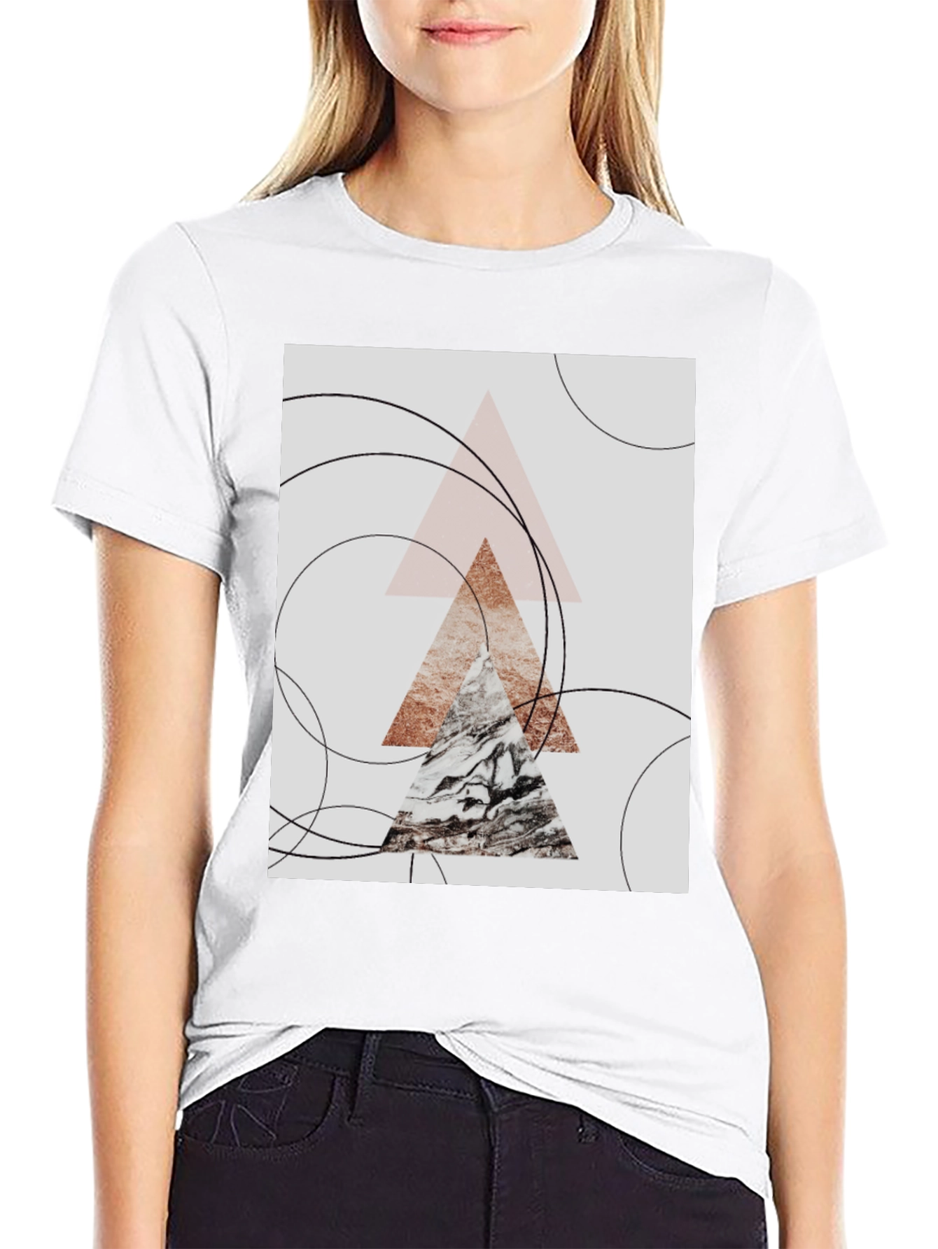 Abstract Geometric Graphic Tee