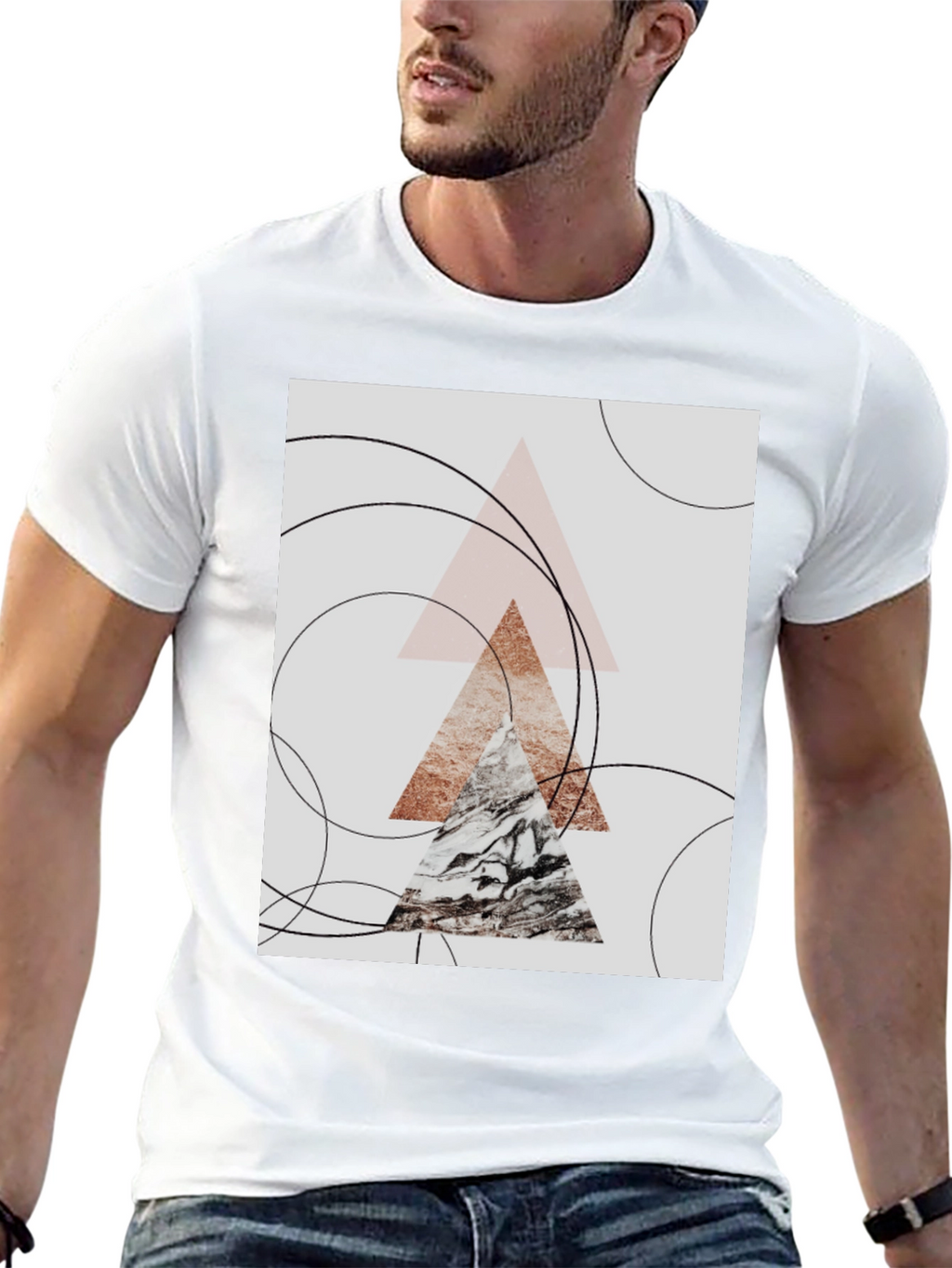 Abstract Geometric Graphic Tee