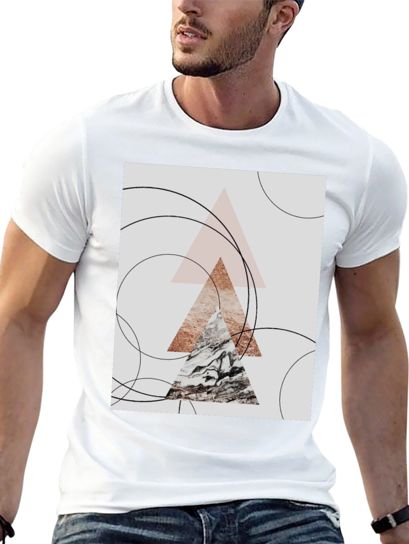 Abstract Geometric Graphic Tee