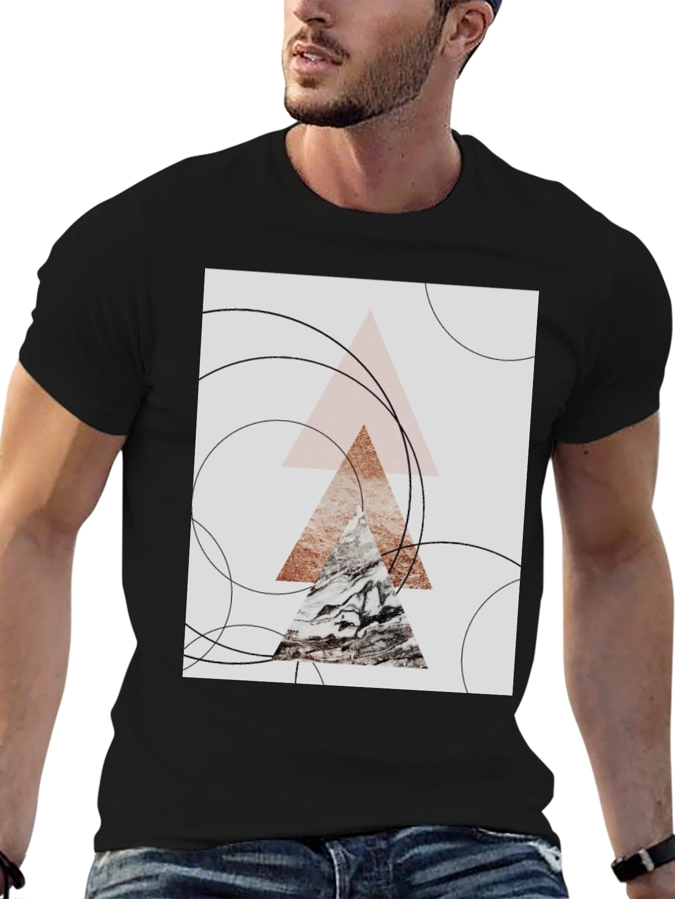 Abstract Geometric Graphic Tee