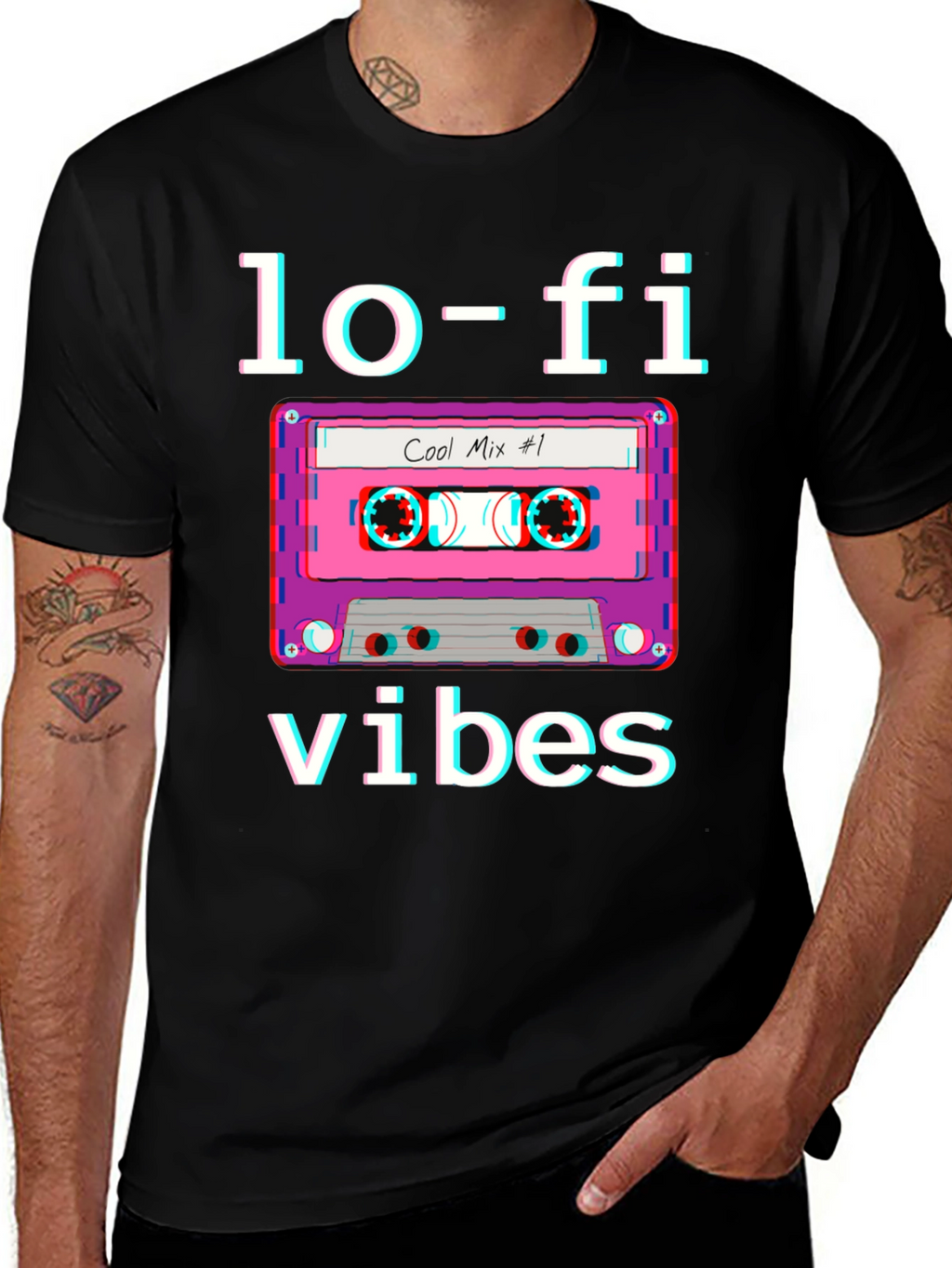 Lo-Fi Vibes Cassette Tape Graphic T-Shirt