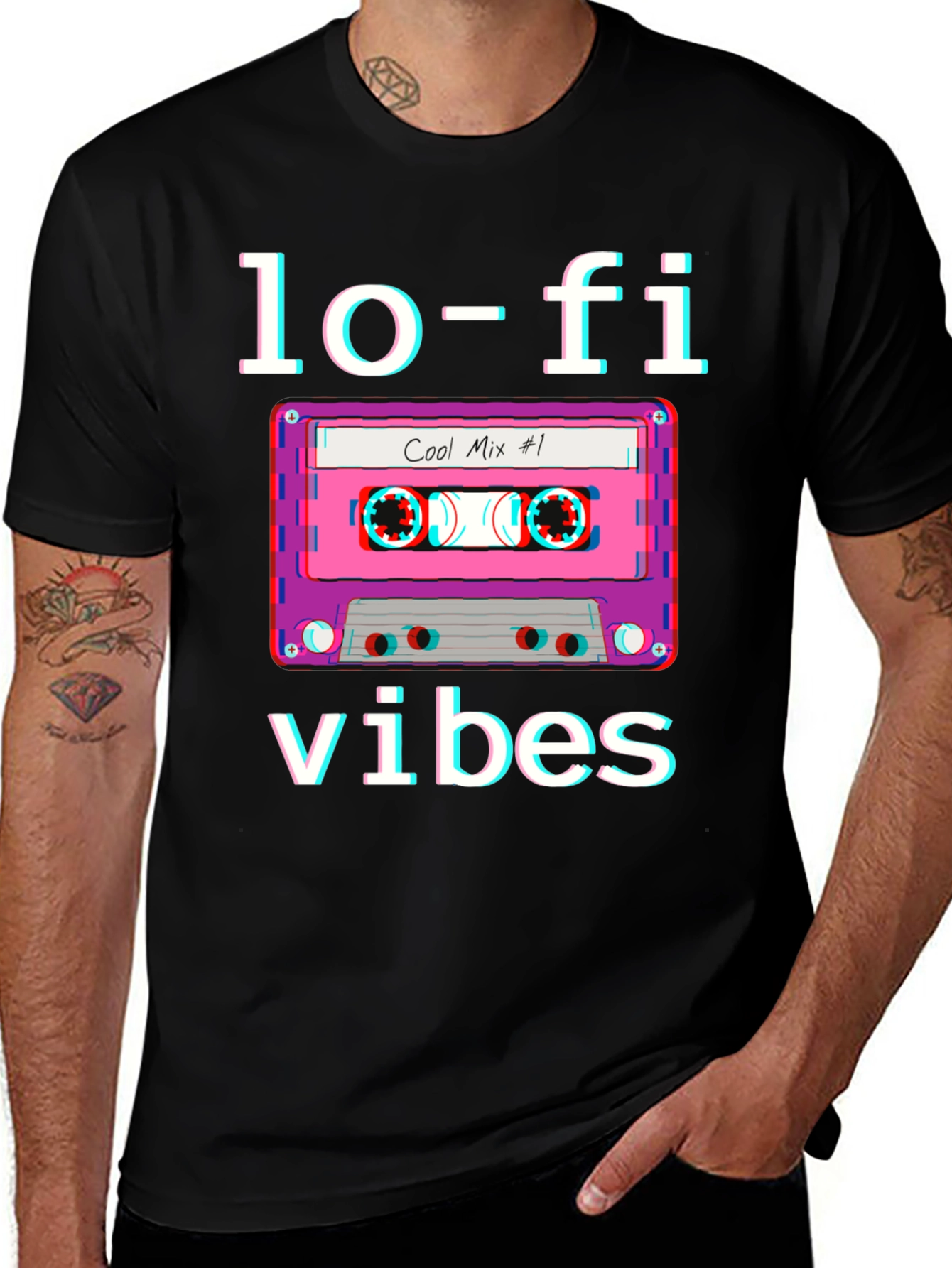 Lo-Fi Vibes Cassette Tape Graphic T-Shirt