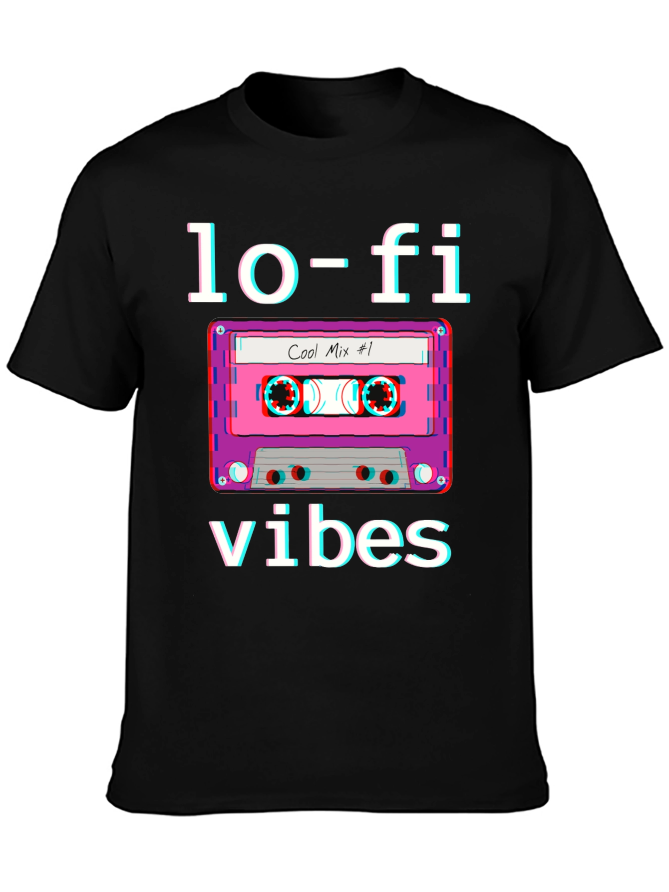 Lo-Fi Vibes Cassette Tape Graphic T-Shirt