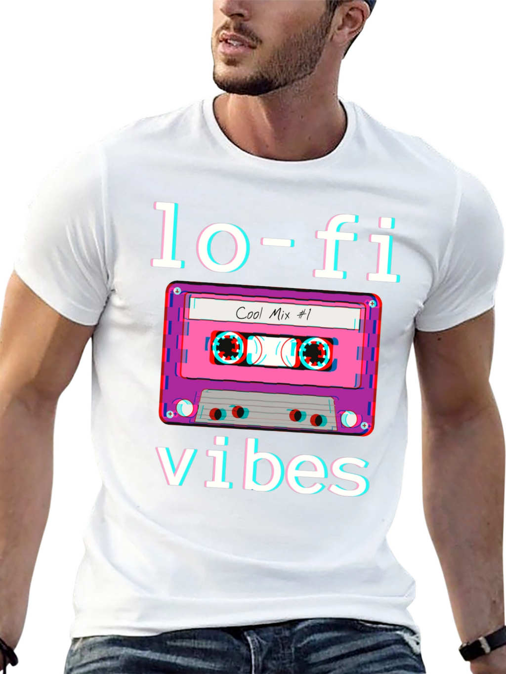 Lo-Fi Vibes Cassette Tape Graphic T-Shirt